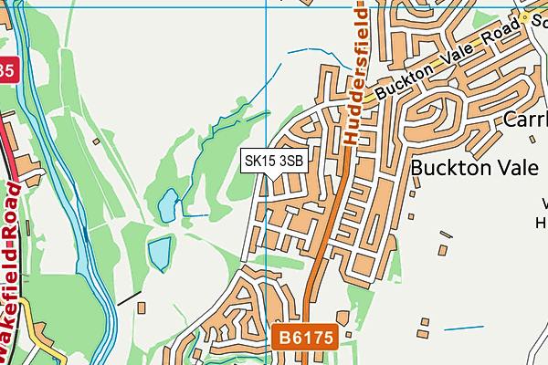 SK15 3SB map - OS VectorMap District (Ordnance Survey) SK15 3SB map - OS VectorMap District (Ordnance Survey)