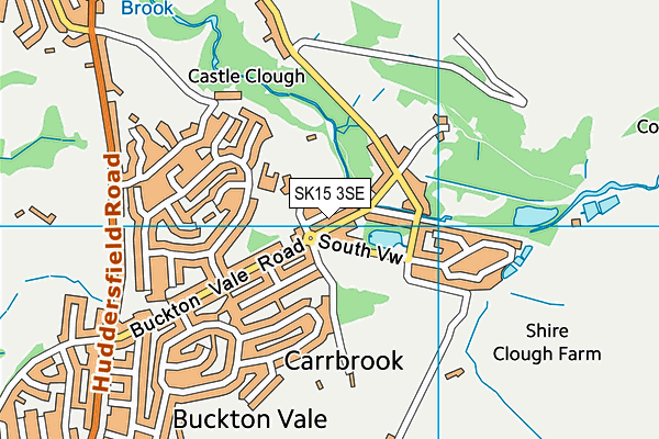 SK15 3SE map - OS VectorMap District (Ordnance Survey) SK15 3SE map - OS VectorMap District (Ordnance Survey)