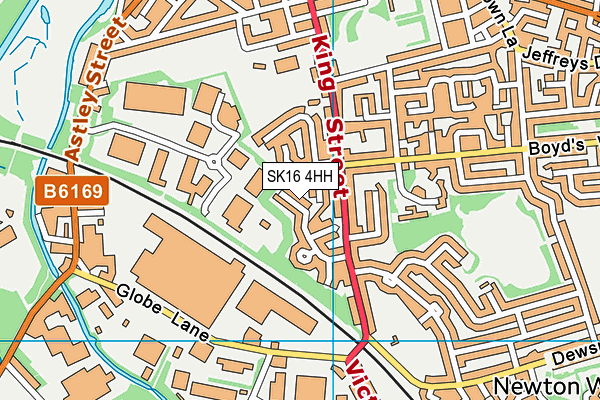 SK16 4HH map - OS VectorMap District (Ordnance Survey) SK16 4HH map - OS VectorMap District (Ordnance Survey)