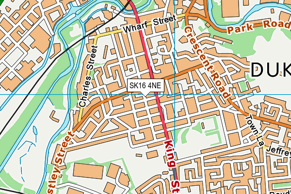 SK16 4NE map - OS VectorMap District (Ordnance Survey) SK16 4NE map - OS VectorMap District (Ordnance Survey)
