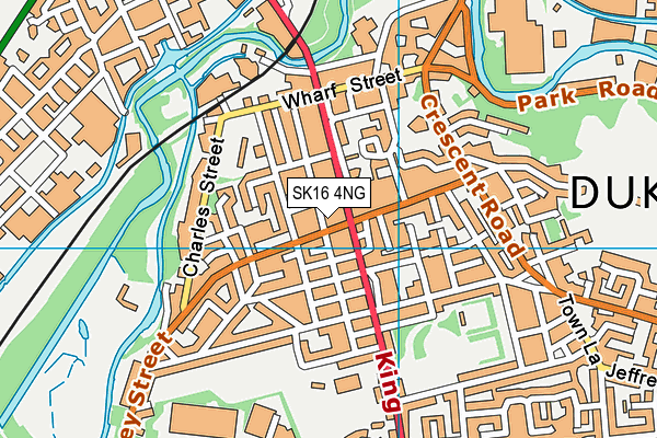 SK16 4NG map - OS VectorMap District (Ordnance Survey) SK16 4NG map - OS VectorMap District (Ordnance Survey)