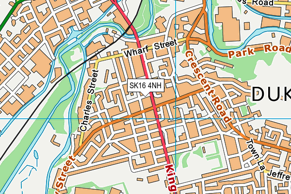 SK16 4NH map - OS VectorMap District (Ordnance Survey) SK16 4NH map - OS VectorMap District (Ordnance Survey)