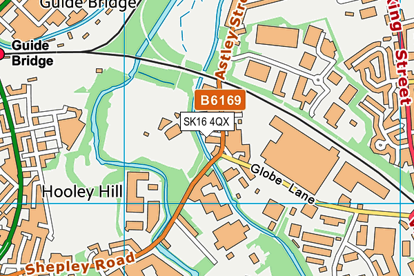 SK16 4QX map - OS VectorMap District (Ordnance Survey) SK16 4QX map - OS VectorMap District (Ordnance Survey)