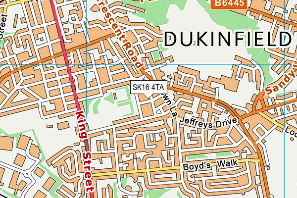 SK16 4TA map - OS VectorMap District (Ordnance Survey) SK16 4TA map - OS VectorMap District (Ordnance Survey)