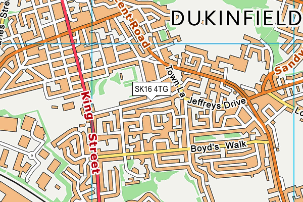 SK16 4TG map - OS VectorMap District (Ordnance Survey) SK16 4TG map - OS VectorMap District (Ordnance Survey)