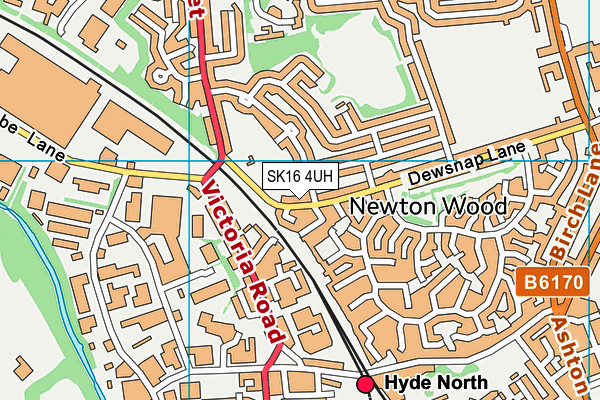 SK16 4UH map - OS VectorMap District (Ordnance Survey) SK16 4UH map - OS VectorMap District (Ordnance Survey)