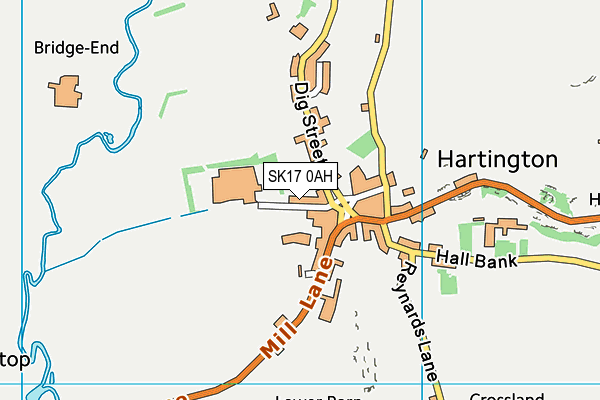 SK17 0AH map - OS VectorMap District (Ordnance Survey) SK17 0AH map - OS VectorMap District (Ordnance Survey)