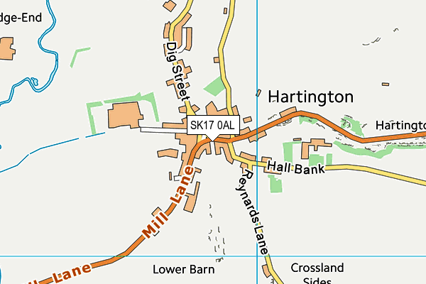 SK17 0AL map - OS VectorMap District (Ordnance Survey) SK17 0AL map - OS VectorMap District (Ordnance Survey)