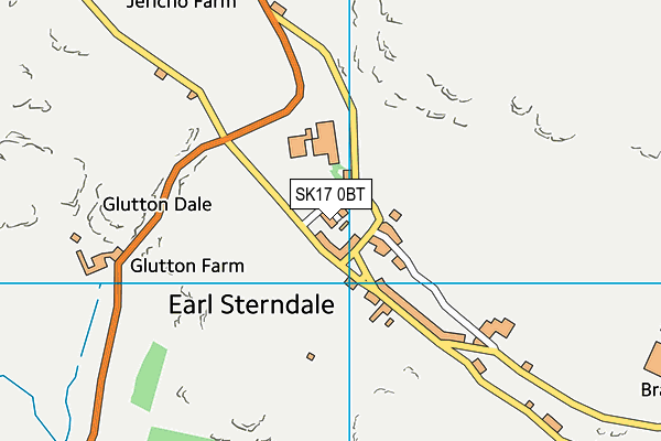 SK17 0BT map - OS VectorMap District (Ordnance Survey) SK17 0BT map - OS VectorMap District (Ordnance Survey)