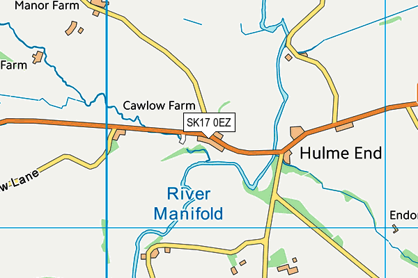 SK17 0EZ map - OS VectorMap District (Ordnance Survey) SK17 0EZ map - OS VectorMap District (Ordnance Survey)