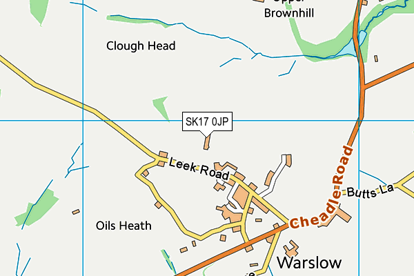 SK17 0JP map - OS VectorMap District (Ordnance Survey) SK17 0JP map - OS VectorMap District (Ordnance Survey)