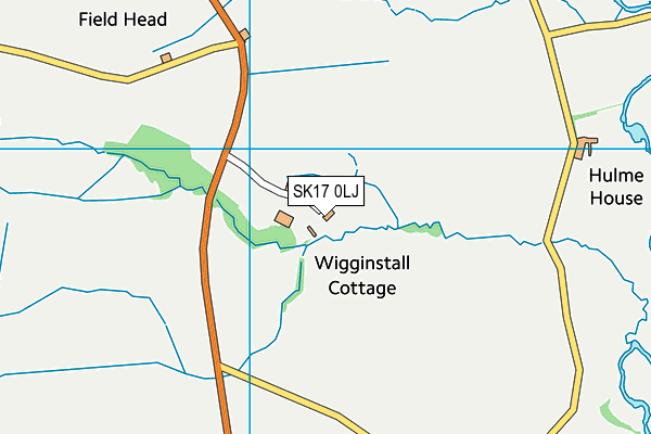 SK17 0LJ map - OS VectorMap District (Ordnance Survey) SK17 0LJ map - OS VectorMap District (Ordnance Survey)