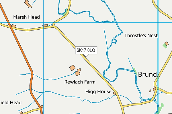 SK17 0LQ map - OS VectorMap District (Ordnance Survey) SK17 0LQ map - OS VectorMap District (Ordnance Survey)