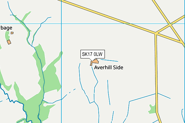 SK17 0LW map - OS VectorMap District (Ordnance Survey) SK17 0LW map - OS VectorMap District (Ordnance Survey)