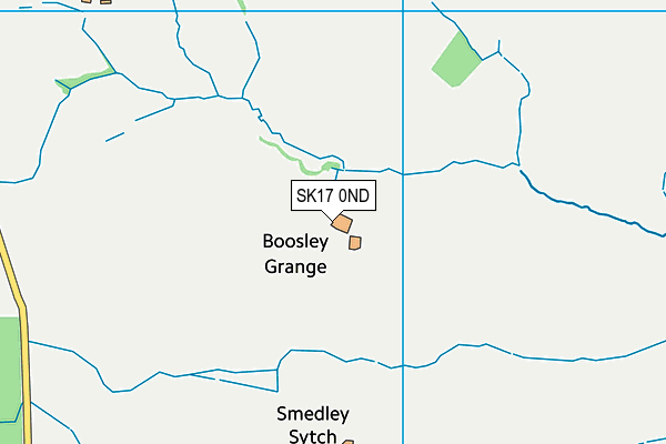 SK17 0ND map - OS VectorMap District (Ordnance Survey) SK17 0ND map - OS VectorMap District (Ordnance Survey)