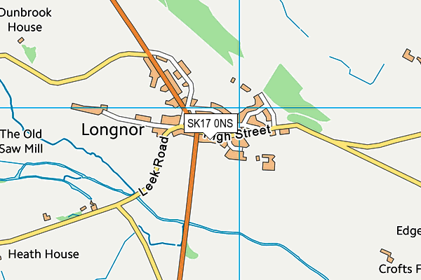 SK17 0NS map - OS VectorMap District (Ordnance Survey)