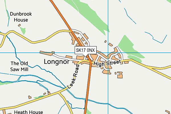 SK17 0NX map - OS VectorMap District (Ordnance Survey) SK17 0NX map - OS VectorMap District (Ordnance Survey)