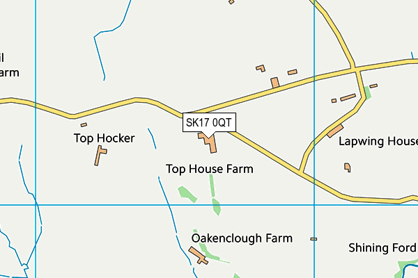 SK17 0QT map - OS VectorMap District (Ordnance Survey) SK17 0QT map - OS VectorMap District (Ordnance Survey)