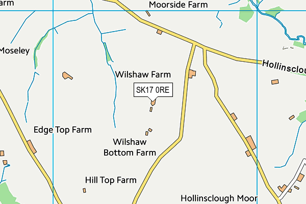 SK17 0RE map - OS VectorMap District (Ordnance Survey) SK17 0RE map - OS VectorMap District (Ordnance Survey)