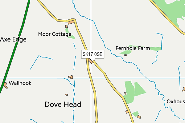 SK17 0SE map - OS VectorMap District (Ordnance Survey) SK17 0SE map - OS VectorMap District (Ordnance Survey)
