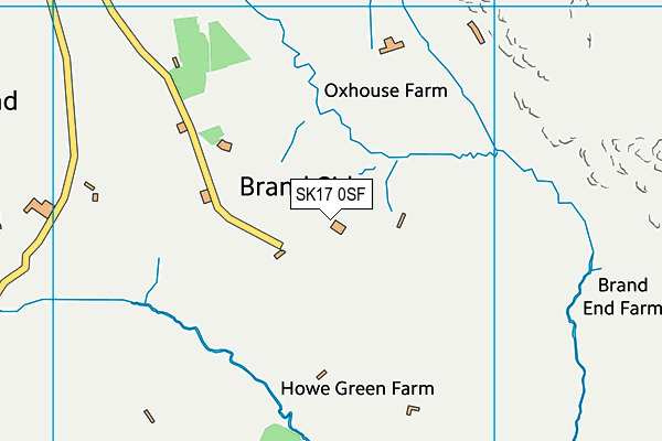 SK17 0SF map - OS VectorMap District (Ordnance Survey) SK17 0SF map - OS VectorMap District (Ordnance Survey)