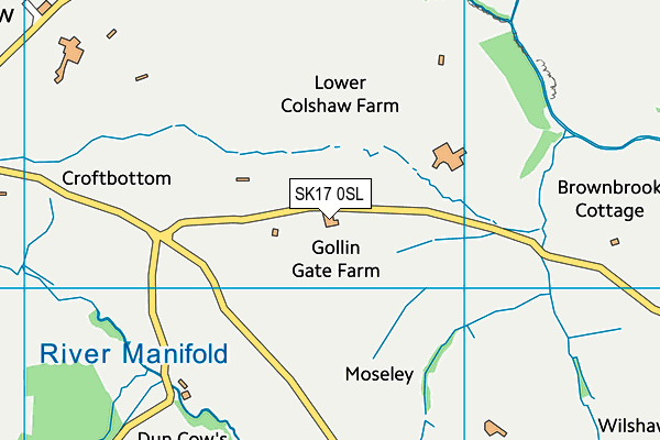 SK17 0SL map - OS VectorMap District (Ordnance Survey) SK17 0SL map - OS VectorMap District (Ordnance Survey)