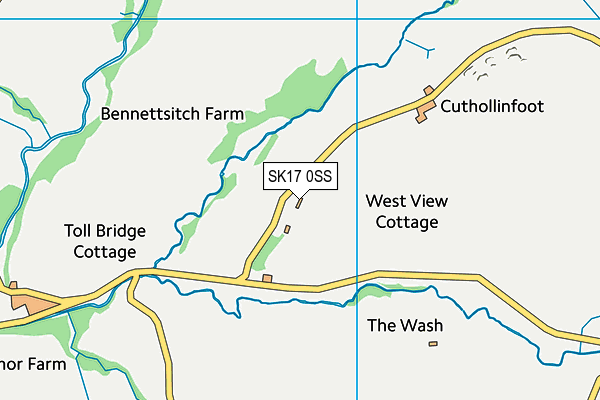 SK17 0SS map - OS VectorMap District (Ordnance Survey) SK17 0SS map - OS VectorMap District (Ordnance Survey)