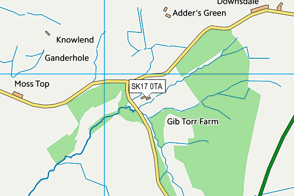 SK17 0TA map - OS VectorMap District (Ordnance Survey) SK17 0TA map - OS VectorMap District (Ordnance Survey)