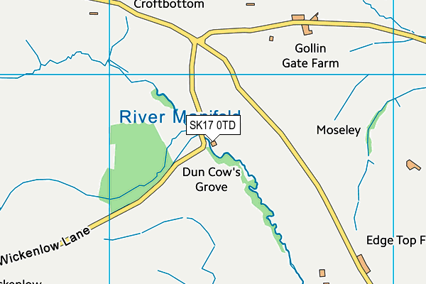 SK17 0TD map - OS VectorMap District (Ordnance Survey) SK17 0TD map - OS VectorMap District (Ordnance Survey)