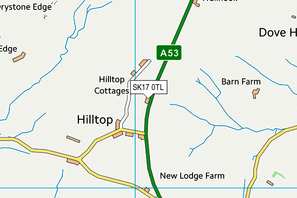 SK17 0TL map - OS VectorMap District (Ordnance Survey) SK17 0TL map - OS VectorMap District (Ordnance Survey)