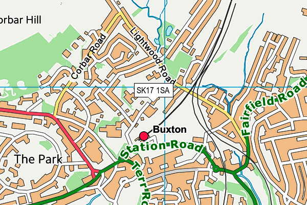 SK17 1SA map - OS VectorMap District (Ordnance Survey) SK17 1SA map - OS VectorMap District (Ordnance Survey)