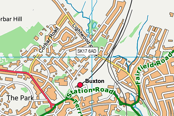SK17 6AD map - OS VectorMap District (Ordnance Survey) SK17 6AD map - OS VectorMap District (Ordnance Survey)