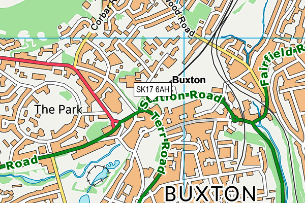 SK17 6AH map - OS VectorMap District (Ordnance Survey) SK17 6AH map - OS VectorMap District (Ordnance Survey)