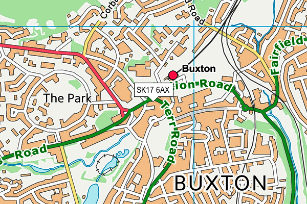 SK17 6AX map - OS VectorMap District (Ordnance Survey) SK17 6AX map - OS VectorMap District (Ordnance Survey)