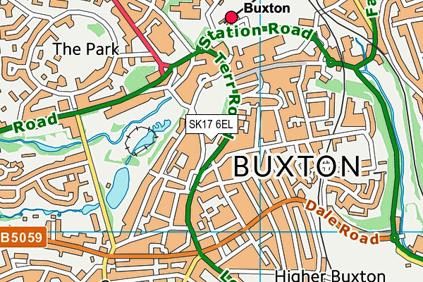 SK17 6EL map - OS VectorMap District (Ordnance Survey) SK17 6EL map - OS VectorMap District (Ordnance Survey)