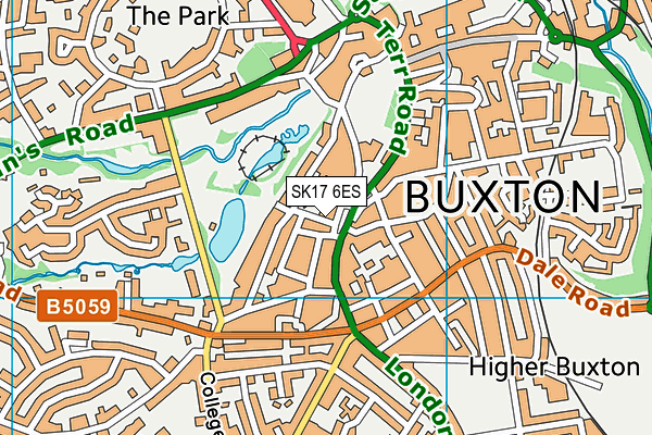 SK17 6ES map - OS VectorMap District (Ordnance Survey) SK17 6ES map - OS VectorMap District (Ordnance Survey)
