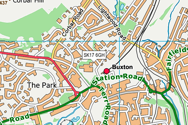 SK17 6GH map - OS VectorMap District (Ordnance Survey) SK17 6GH map - OS VectorMap District (Ordnance Survey)