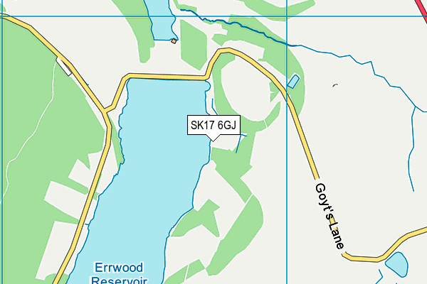 SK17 6GJ map - OS VectorMap District (Ordnance Survey)