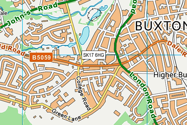 SK17 6HG map - OS VectorMap District (Ordnance Survey) SK17 6HG map - OS VectorMap District (Ordnance Survey)