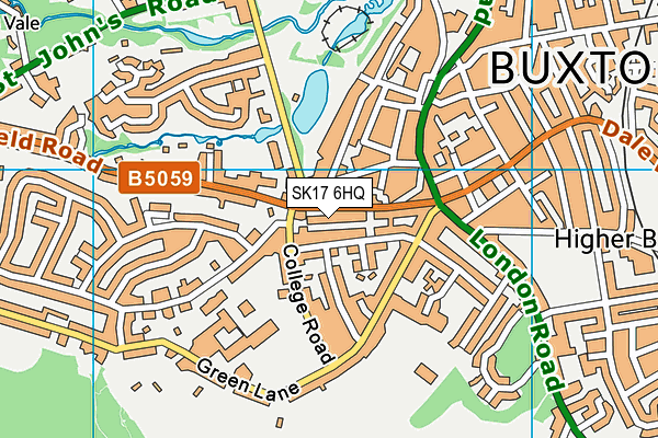 SK17 6HQ map - OS VectorMap District (Ordnance Survey) SK17 6HQ map - OS VectorMap District (Ordnance Survey)