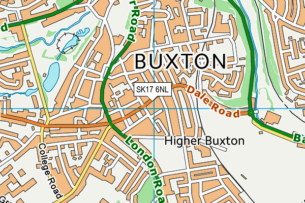 SK17 6NL map - OS VectorMap District (Ordnance Survey)