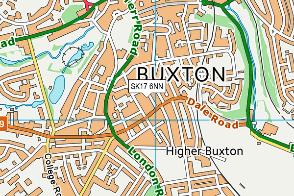 SK17 6NN map - OS VectorMap District (Ordnance Survey)