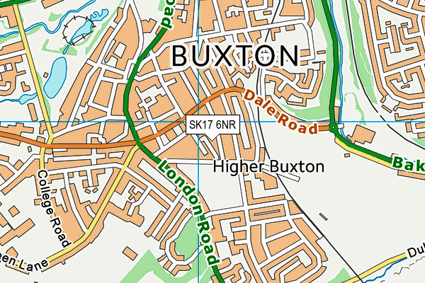 SK17 6NR map - OS VectorMap District (Ordnance Survey)