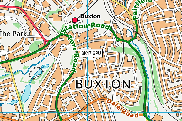 SK17 6PU map - OS VectorMap District (Ordnance Survey) SK17 6PU map - OS VectorMap District (Ordnance Survey)