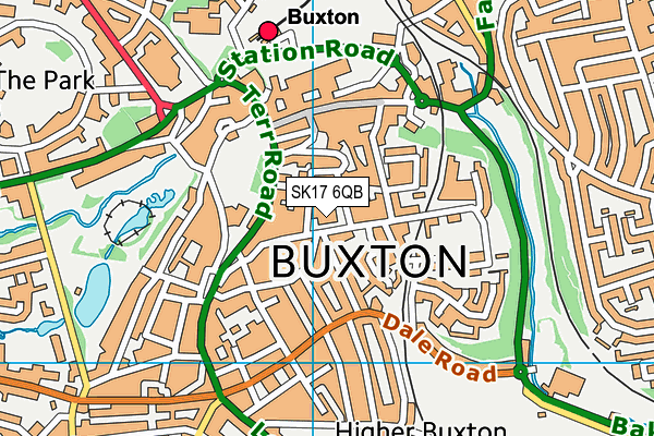SK17 6QB map - OS VectorMap District (Ordnance Survey) SK17 6QB map - OS VectorMap District (Ordnance Survey)