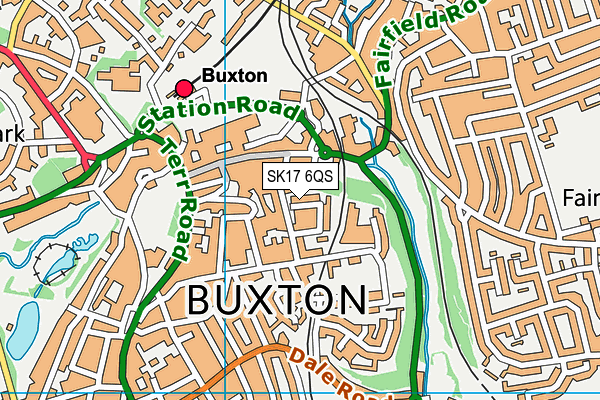 SK17 6QS map - OS VectorMap District (Ordnance Survey) SK17 6QS map - OS VectorMap District (Ordnance Survey)