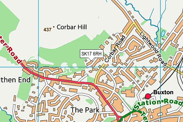 SK17 6RH map - OS VectorMap District (Ordnance Survey) SK17 6RH map - OS VectorMap District (Ordnance Survey)