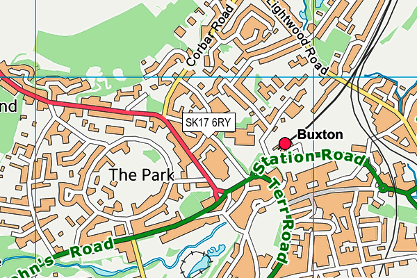 SK17 6RY map - OS VectorMap District (Ordnance Survey) SK17 6RY map - OS VectorMap District (Ordnance Survey)