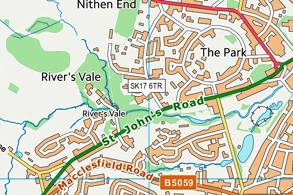 SK17 6TR map - OS VectorMap District (Ordnance Survey) SK17 6TR map - OS VectorMap District (Ordnance Survey)