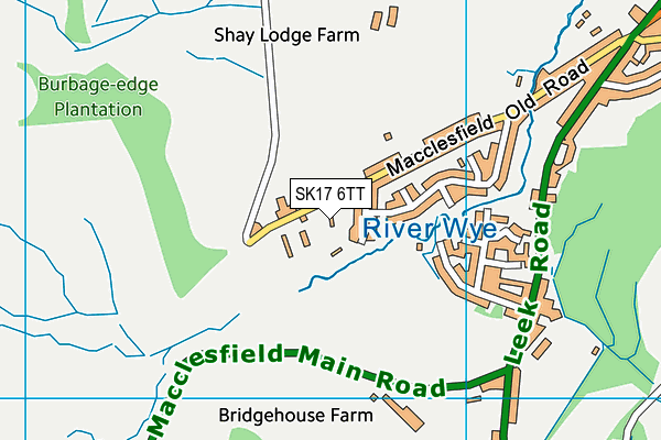 SK17 6TT map - OS VectorMap District (Ordnance Survey) SK17 6TT map - OS VectorMap District (Ordnance Survey)
